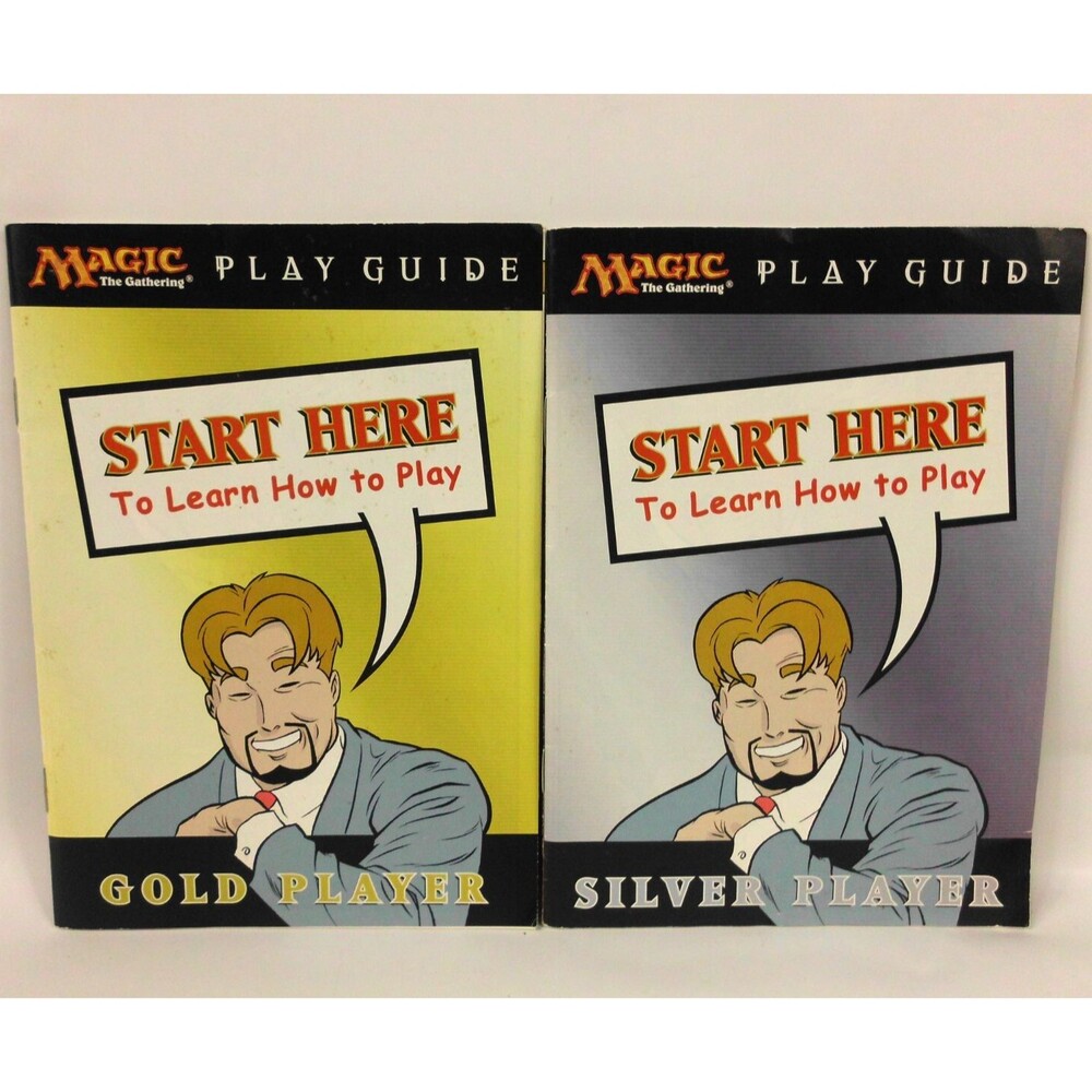 Vintage 2003 Gold and Silver Player Play Guides Magic the Gathering MTG Set of 2